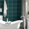 Picture of Earl Dark Green Tartan Wallpaper