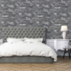 Picture of Mercer Dark Grey Patina Wallpaper