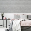 Picture of Philomena Silver Striated Wallpaper