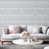 Picture of Philomena Silver Striated Wallpaper