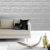 Picture of Philomena Silver Striated Wallpaper