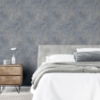 Picture of Gideon Light Grey Distressed Wallpaper