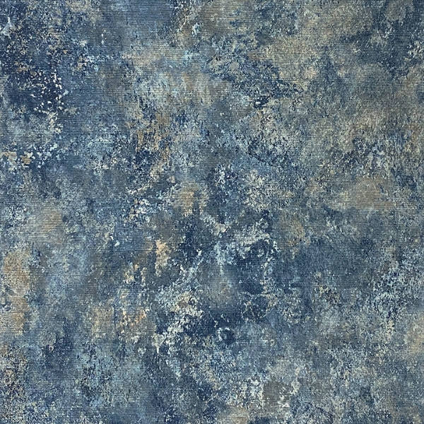 Picture of Gideon Dark Blue Distressed Wallpaper