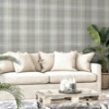 Picture of Hector Grey Plaid Wallpaper