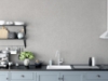 Picture of Monty Grey Faux Fabric Wallpaper