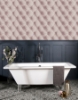 Picture of Ella Blush Tufted Wallpaper