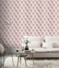 Picture of Ella Blush Tufted Wallpaper