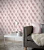 Picture of Ella Blush Tufted Wallpaper