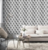 Picture of Ella Silver Tufted Wallpaper