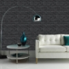 Picture of Abner Black Brick Wallpaper