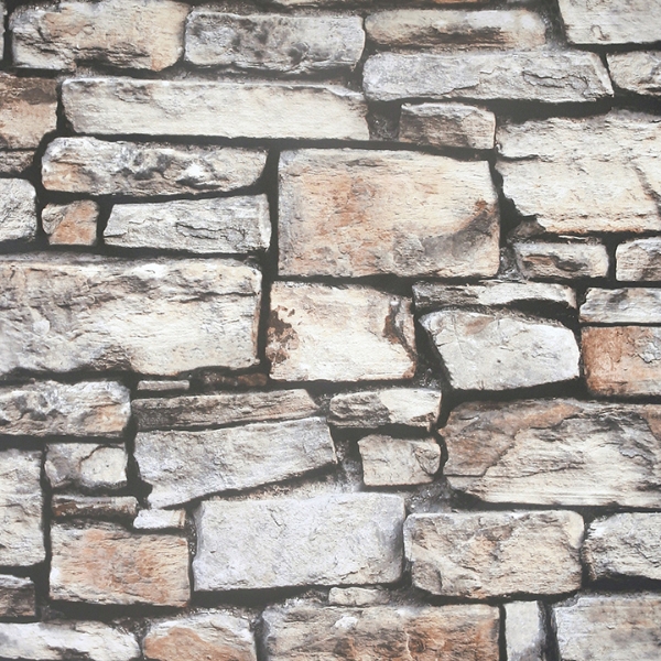 Picture of Norman Neutral Stone Wallpaper