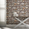 Picture of Norman Neutral Stone Wallpaper