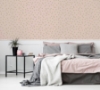 Picture of Priscella Blush Polka Dot Wallpaper