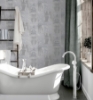 Picture of Chou Light Grey Inspirational Wallpaper