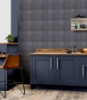 Picture of Randall Dark Grey Geometric Wallpaper