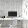 Picture of Osgood Grey Marbled Wallpaper