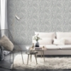 Picture of Osgood Grey Marbled Wallpaper