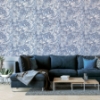 Picture of Osgood Navy Marbled Wallpaper