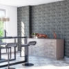 Picture of Osgood Charcoal Marbled Wallpaper