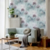 Picture of Lucille Light Blue Spring Meadow Wallpaper