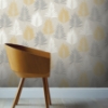 Picture of Willis Mustard Palm Frond Wallpaper