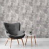 Picture of Barney Grey Brushed Strokes Wallpaper