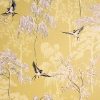 Picture of Asuka Yellow Sparrow Forest Wallpaper