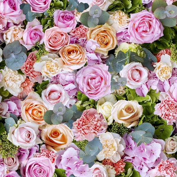 Picture of Deirdre Pink Floral Wallpaper