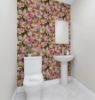 Picture of Deirdre Pink Floral Wallpaper