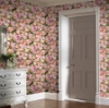 Picture of Deirdre Pink Floral Wallpaper