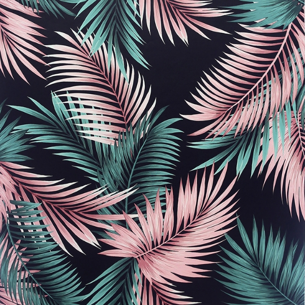 Picture of Eliza Sea Green Palm Fronds Wallpaper