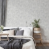 Picture of Victor Grey Plaster Wallpaper