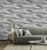 Picture of Wallace Grey Wood Tile Wallpaper