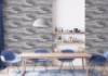 Picture of Wallace Grey Wood Tile Wallpaper