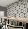 Picture of Reuben Grey Ikat Wallpaper