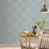 Picture of Mayumi Yellow Birch Grove Wallpaper