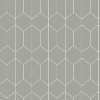 Picture of Orson Grey Trellis Wallpaper