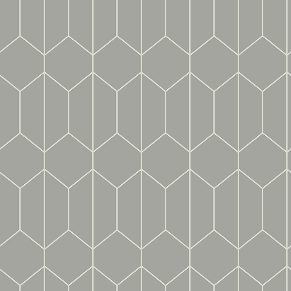 Picture of Orson Grey Trellis Wallpaper