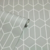 Picture of Orson Grey Trellis Wallpaper