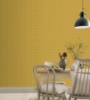 Picture of Orson Yellow Trellis Wallpaper