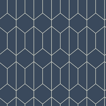 Picture of Orson Navy Trellis Wallpaper