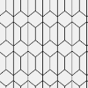 Picture of Orson White Trellis Wallpaper