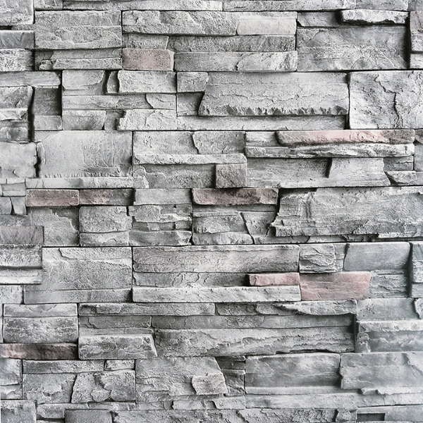 Picture of Cornell Grey Slate Wall Wallpaper