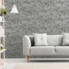 Picture of Cornell Grey Slate Wall Wallpaper