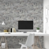 Picture of Cornell Grey Slate Wall Wallpaper