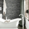 Picture of Cornell Grey Slate Wall Wallpaper