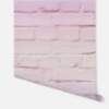 Picture of Winifred Pink Ombre Brick Wallpaper