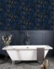 Picture of Jerome Blue Botanical Wallpaper