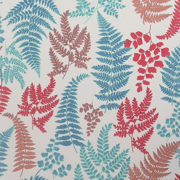 Picture of Jerome Red Botanical Wallpaper