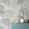 Picture of Midori Grey Trees Wallpaper